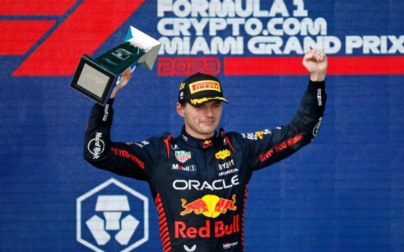 - F1 Miami GP: Verstappen komt terug vanaf de negende plaats op de grid om te winnen!